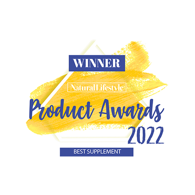 Winner Natural Lifestyle Product Awards 2022. Best supplement.